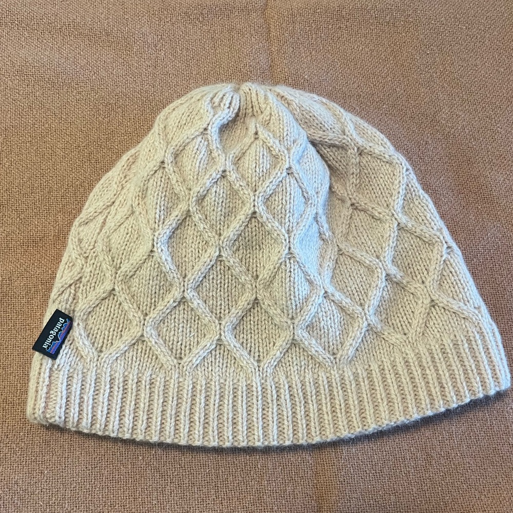 Wool Patagonia Blush Pink Beanie
